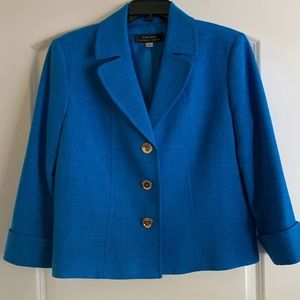 Tahari Turquoise Blazer